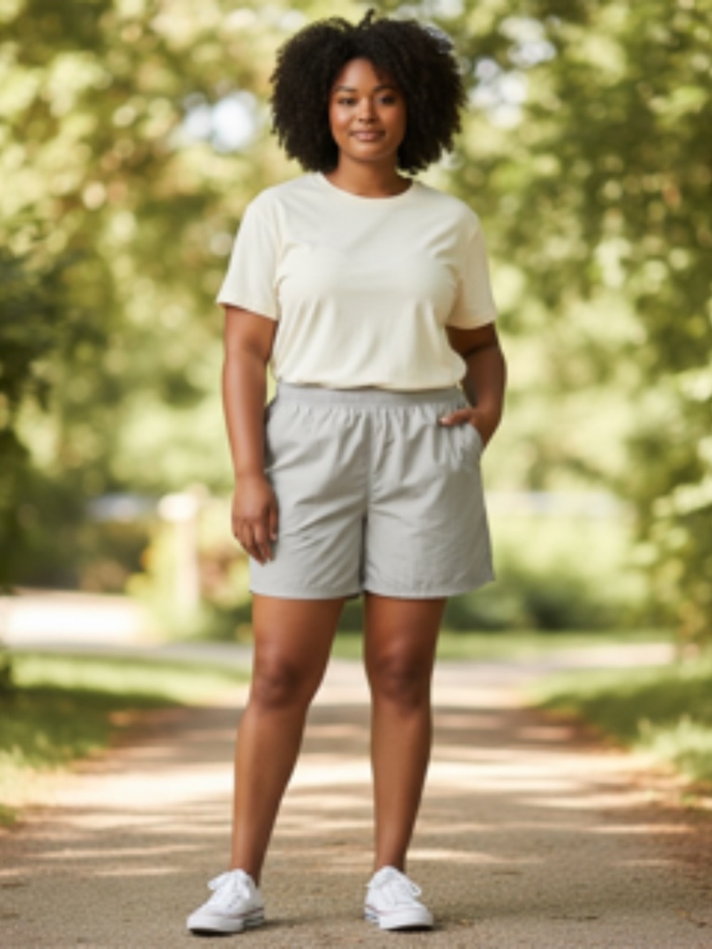 Abound Women's Relaxed Fit Water and Outdoor Athletic Shorts Size 3XL